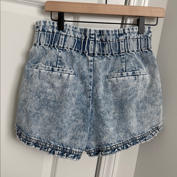 Sea New York Dax Denim Ruffle Shorts Size 2 - Picture 5 of 8